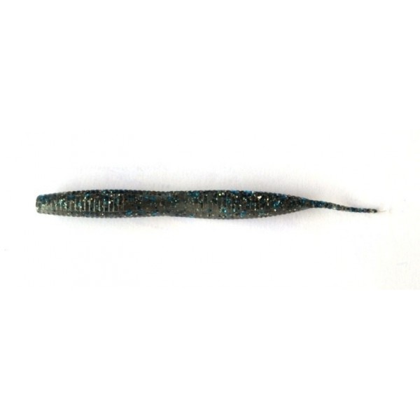 Рыбацкая приманка силиконовая, Taipan Rain Worm, 3,8 дюйма, 8шт/уп, цвет №14 Bluegill flash